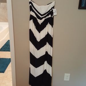 NWT  Strapless Maxi dress